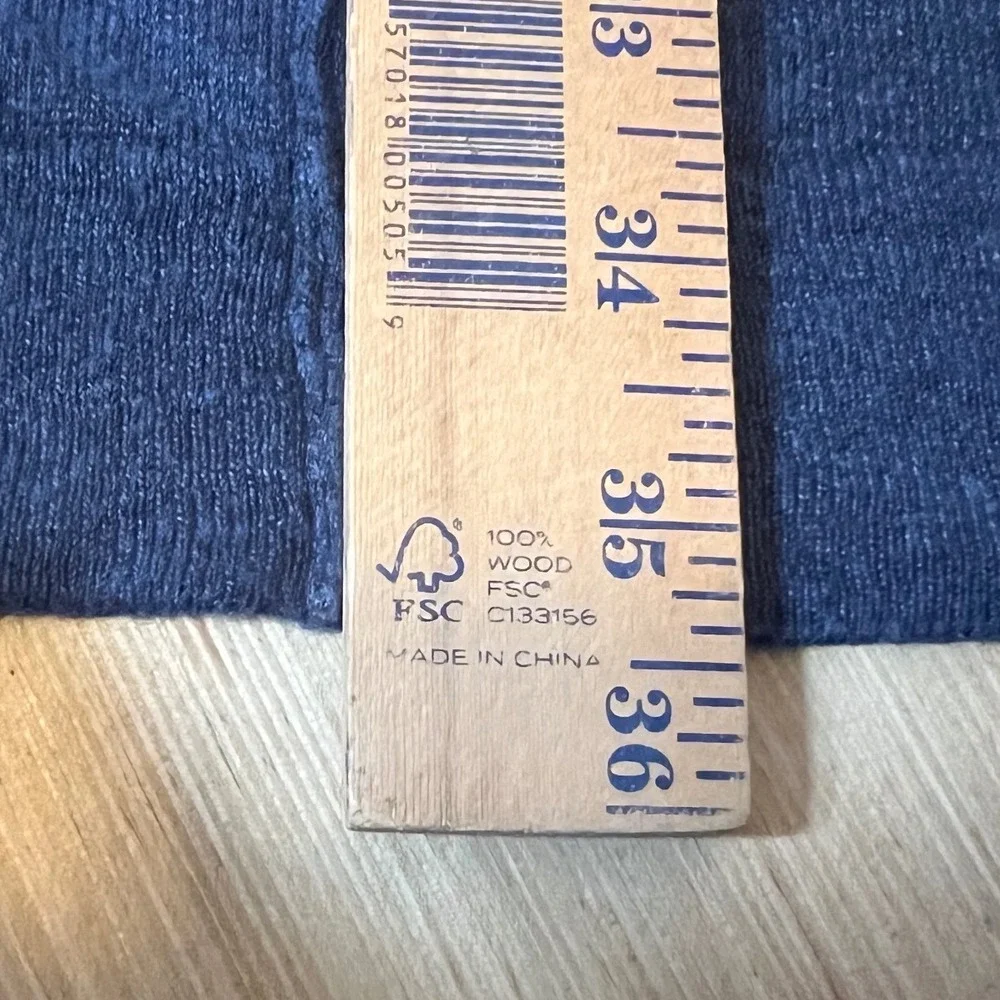 J Jill Pure Jill Women's Small Open Front Long Cardigan Duster Navy Linen Blend - Picture 9 of 9